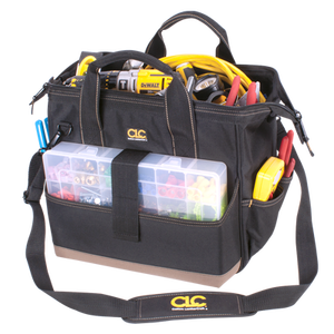 Échantillon gratuit Sacs à outils de haute qualité à multiples poches avec poignée rigide et bandoulière pour électriciens et mécaniciens - Product Image 1