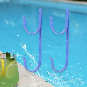 MORRU Crochet de suspension en alliage d'aluminium bleu <span class=keywords><strong>antigel</strong></span> <span class=keywords><strong>pour</strong></span> <span class=keywords><strong>piscine</strong></span>, outil de nettoyage <span class=keywords><strong>pour</strong></span> tige - Product Image 1