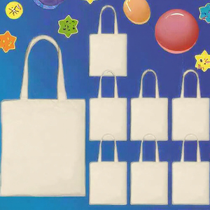 Bolsas de Regalo Plegables de Lona Transparente con Asas Largas, Bolsa de Compras Blanca Mediana para San Valentín, Bodas, Cumpleaños, Baby Shower y Fiestas - Product Image 3
