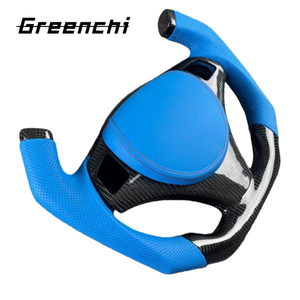 พวงมาลัย F1คาร์บอนไฟเบอร์ภายในแบบกำหนดเอง M3 E92 <span class=keywords><strong>E90</strong></span> <span class=keywords><strong>BMW</strong></span> M2 E87 E82 E93ไม่มีถุงลมนิรภัย - Product Image 2