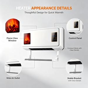 Ventilateur chauffant facile à utiliser, petit ventilateur chauffant, ventilateur chauffant <span class=keywords><strong>rechargeable</strong></span> - Product Image 6