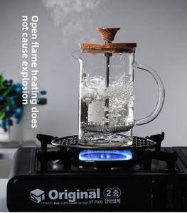 แก้ว<span class=keywords><strong>กาแฟ</strong></span>เฟรนช์เพรสแบบเป็<span class=keywords><strong>นม</strong></span>ิตรต่อสิ่งแวดล้อม ทำจากแก้วบอโรซิลิเกต พร้อมก้านกดสแตนเลส 304 สำหรับ<span class=keywords><strong>ชง</strong></span><span class=keywords><strong>กาแฟ</strong></span> <span class=keywords><strong>ชง</strong></span>ชา <span class=keywords><strong>ชง</strong></span><span class=keywords><strong>นม</strong></span> ฝาไม้ - Product Image 2