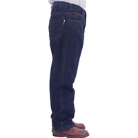 Jean Ripstop FR pour Homme, Coton Décontracté 11OZ, Ignifuge CAT2, Coupe Décontractée, Fermeture Éclair en Laiton de Sécurité, Logo Personnalisé