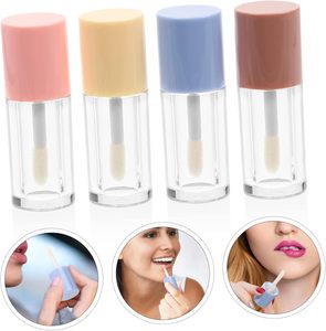 Custom <b>Plastic</b> Lip Gloss <b>Tube</b> with Screw Cap Empty Packaging Custom Color & Screen Printing 25mm Diameter - Product Image 4