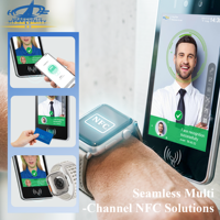 HFSecurity RA08, Control de Asistencia con Reconocimiento Facial y de Venas de la Palma de la Mano, Pantalla de 8 Pulgadas, SDK Gratuito, Tecnología de Alta Precisión, Control de Acceso