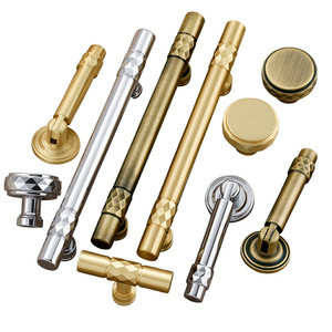 LGEDIS Solid Brass Cabinet Handle T-Shaped Drawer <b>Wardrobe</b> Door Hardware Furniture Accessories Durable Traditional Design - Product Image 3