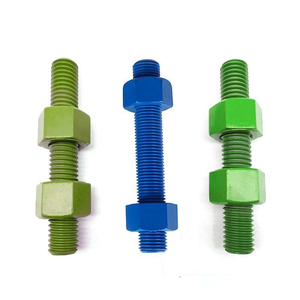 Ss316 Revestimiento de PTFE Espárragos roscados completos (pernos) 3/4 "X 6" 10 UNC Stud Bolt B7 con 2 tuercas - Product Image 1