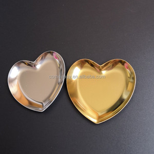 Vassoio Ovale Moderno in Stile Europeo, Dorato, Monostrato in Acciaio Inossidabile con Fondo Piatto per Dessert Occidentali - Product Image 3