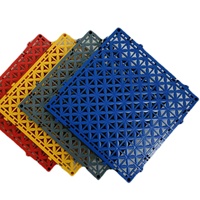 Dalles de sol en PVC PP plastique antidérapantes de haute qualité pour garage, lavage de voitures, salle de bain