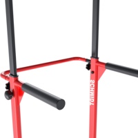 Équipement de gym portable, barre de traction autonome pour exercices de calisthénie, station de musculation rouge pour la maison