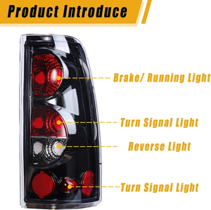 Nouvelles feux arrière LED ABS pour Chevrolet Silverado 1999-2006, feux stop et feux de jour étanches 12V, kit de modernisation - Product Image 3