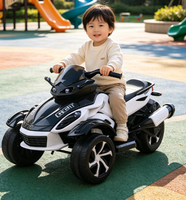 Moto électrique 4 roues pour enfants, voiture jouet à conduire, quad rechargeable pour enfants
