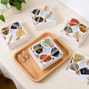 Caja de Regalo de Piedras Naturales Curativas al por Mayor, Caja de Piedras Crudas de Cristal con los 12 Signos del Zodiaco para Regalo - Product Image 4