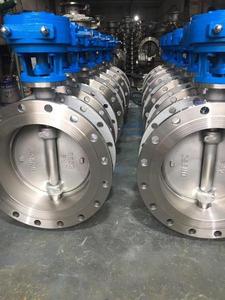 Directo de Fábrica DN1200 WCB SS304 Tipo Engranaje de 2 Vías 20 Pulgadas Triple Offset Excéntrico D373H-25P 18 Pulgadas - Product Image 2