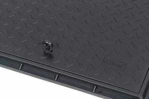 Tapa de acceso industrial duradera para suelos, trampilla de inspección empotrada de alta resistencia para sistemas de cables de servicios públicos - Product Image 3