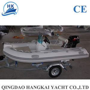4 Person 1.2mm PVC Material RIB330B Inflatable Sport <strong>Boat</strong> with Hypalon Pontoon for River <strong>Rafting</strong> - Product Image 3