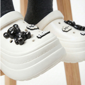 Sabots et pantoufles pour jeunes Yearning Youth, décorés d'ours, imperméables, antidérapants, résistants à l'usure, chaussures double usage pour l'extérieur et l'intérieur - Product Image 3