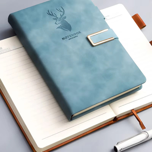 Carnet d'exercices A5 personnalisé en cuir, journal intime, carnet à couverture rigide, agenda ligné en PU, reliure cousue, cadeau - Product Image 6
