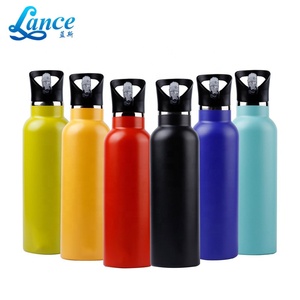 Venta caliente 500 ml de acero inoxidable de doble pared con aislamiento al vacío botella de agua con recubrimiento en polvo bot - Product Image 1
