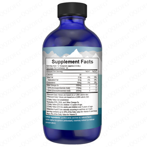 Prodotti di alto livello Omega 3 olio di pesce gocce liquide per bambini DHA gocce di alghe EPA supporto immunitario per la salute del cervello - Product Image 5