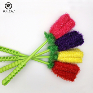 High Quality Modern Hand Crochet 100% Polyester Rose Eco-Friendly Bottle Cleaning Brush <strong>Set</strong> for Kitchen Use Big Small Caliber - Product Image 6
