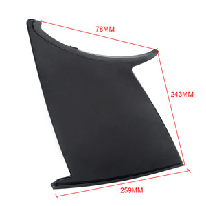 Subaru <b>Rear</b> <b>Spoiler</b> Wing 259mm Black ABS Trunk Lip For STI Sedan 2011-14 - Product Image 1
