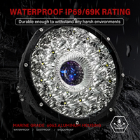 Phare de conduite laser breveté de 9 pouces 2014M à longue portée, faisceau LED puissant, fixation sur pare-chocs pour F150, Jeep Wrangler, bateau, marine