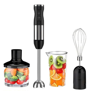Mixeur Plongeant Électrique Manuel Professionnel Portable en Métal pour Cuisine, Ensemble de Mixeur Plongeant Manuel Mini pour Émulsions - Product Image 1
