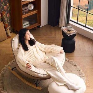 Modern Design Adult Recliner Lazy Sofa Home Balcony Bedroom Use for Leisure Dining Outdoor Home Balcony Rocking Chaise Lounge - Product Image 2