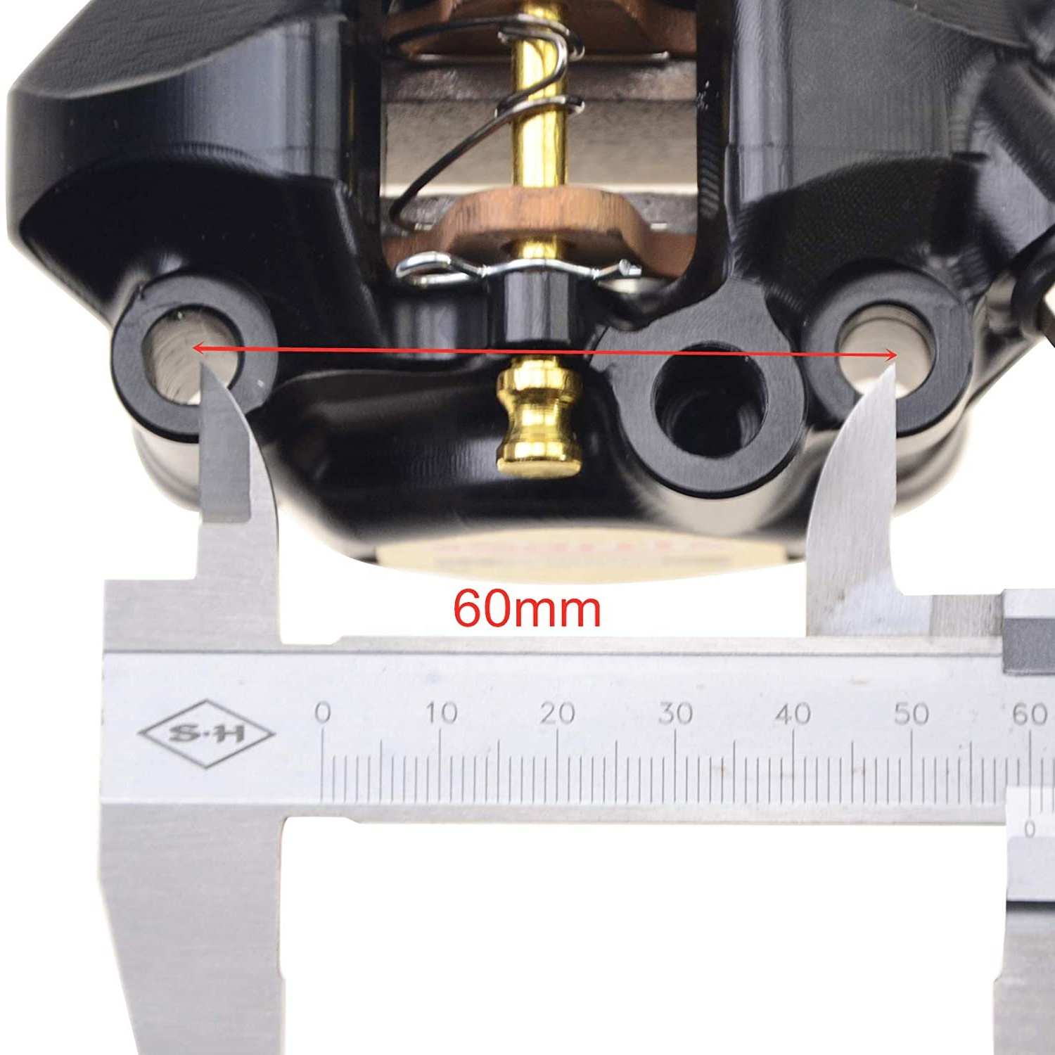 GOOFIT Étrier De Frein 120 Mm Avant/Arrière – Compatible MBX10 MBX11 Mini Dirt Bike 47cc 49cc Go-Kart