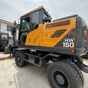 Excavadora de cadenas Hyundai R150LC-9 usada, original, de 14 toneladas, excavadora hidráulica coreana, pocas horas de trabajo, motor Cummins, para construcción. - Product Image 1