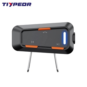 TIYPEOR Motorcycle Noise Reduction <strong>Bluetooth</strong> <strong>Intercom</strong> Headphones <strong>Helmet</strong> Wireless Headset with FM Radio Waterproof IPX5 - Product Image 6