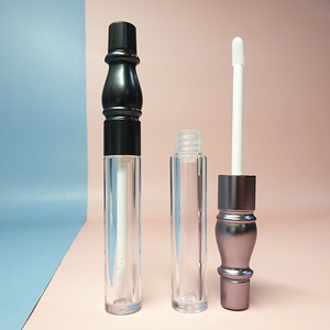 Tube de mascara noir de 11 ml en gros, forme de gourde unique, conteneur vide pour cils, emballage cosmétique pour mascara avec brosse - Product Image 5