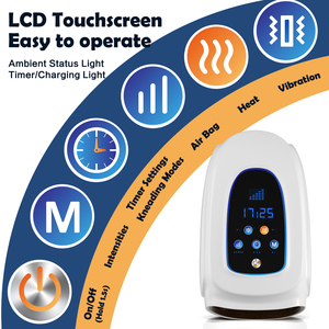 Dispositivo de alivio del túnel carpiano-Masajeador de manos con LCD táctil, compresión de calor y airbag - Product Image 1