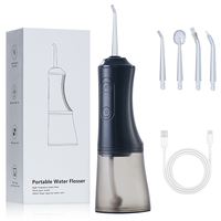 USB-C tahan air IPX7 denyut nadi tekanan tinggi, Flossser air rumah perjalanan 300 ml harga pabrik