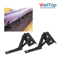 WELLTOP Neuheiten Möbel zubehör Hardware Stütz scharniere Schwarzes Sofa Kopfstütze Hebe mechanismus Feder scharnier halterung