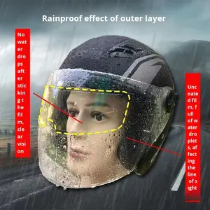 <span class=keywords><strong>Casque</strong></span> de <span class=keywords><strong>moto</strong></span> électrique intégral en ABS <span class=keywords><strong>anti</strong></span>-buée et imperméable haute définition avec visière miroir dorée certifié DOT 1 an - Product Image 3