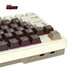<span class=keywords><strong>Teclado</strong></span> Mecánico <span class=keywords><strong>Royal</strong></span> <span class=keywords><strong>Kludge</strong></span> RK N99 Phantom 98 Teclas, Tri-Modo, RGB, Cableado, Inalámbrico 2.4G, con Pantalla TFT - Product Image 6