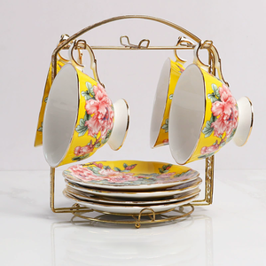 Premium Nordic Afternoon <b>Tea</b> Coffee <b>Cup</b> Decal <b>Cup</b> <b>and</b> Plate <b>Set</b> - Product Image 6