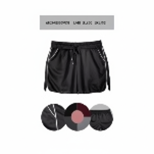 Pantaloncini sportivi a vita alta da donna pantaloni caldi in Spandex con Logo personalizzato formato ricamo XS per palestra - Product Image 1