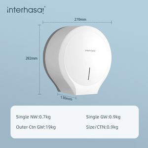 Hotel comercial pared colgante Jumbo inodoro rollo grande dispensador de papel tisú montado en la pared al por mayor E1008 - Product Image 5