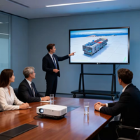 Tableau interactif tout-en-un haute définition à double système et écran LCD standard de haute qualité pour bureau et école - Offre spéciale