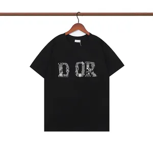 Designer inspired motifs text men's black T-shirt for stylish casual wear