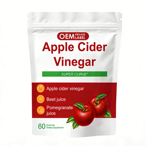 Suplemento Vegano <span class=keywords><strong>Keto</strong></span> en Gomitas OEM, Suplemento Diario de Vinagre de Sidra de Manzana con Jugo de Remolacha y Jugo de Granada, Aumenta la Energía - Product Image 1