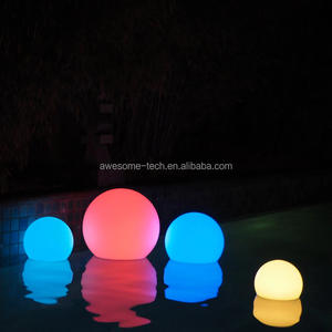 Boule de piscine à LED lumineuses Sphères flottantes étanches Tubes en plastique de grand diamètre pour boîtes de nuit - Product Image 2