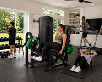 Machine à extensions et flexions de jambes assises SK Legs avec résistance réglable, équipement de musculation pour salle de sport commerciale