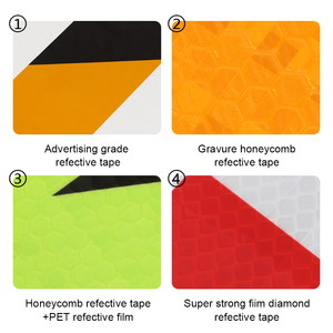 UJANG <span class=keywords><strong>Bande</strong></span> Réfléchissante Flexible et Découpable Anti-Rayures pour Voiture, Moto et Avertissement de Transport - Product Image 3