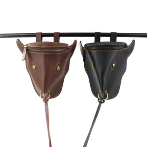 Porte-monnaie pour homme en cuir PU, motif tête de taureau, avec sangle amovible, pour usage quotidien - Product Image 4