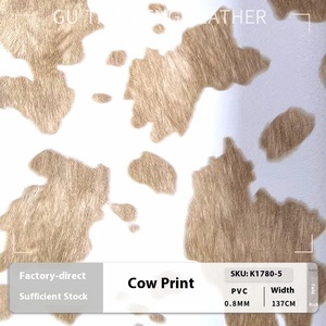 Da PVC bán buôn, mẫu in bò sữa đang hot, dùng cho ốp điện thoại, trang trí nhà cửa, túi mỹ phẩm, thắt lưng, ghế ô tô, đồ nội thất, ghế, sử dụng trong ô tô - Product Image 5