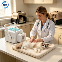 Appareil de radiographie portable à faible rayonnement, unité de radiographie vétérinaire portable avec câble d'exposition à distance pour le diagnostic d'urgence des animaux de compagnie